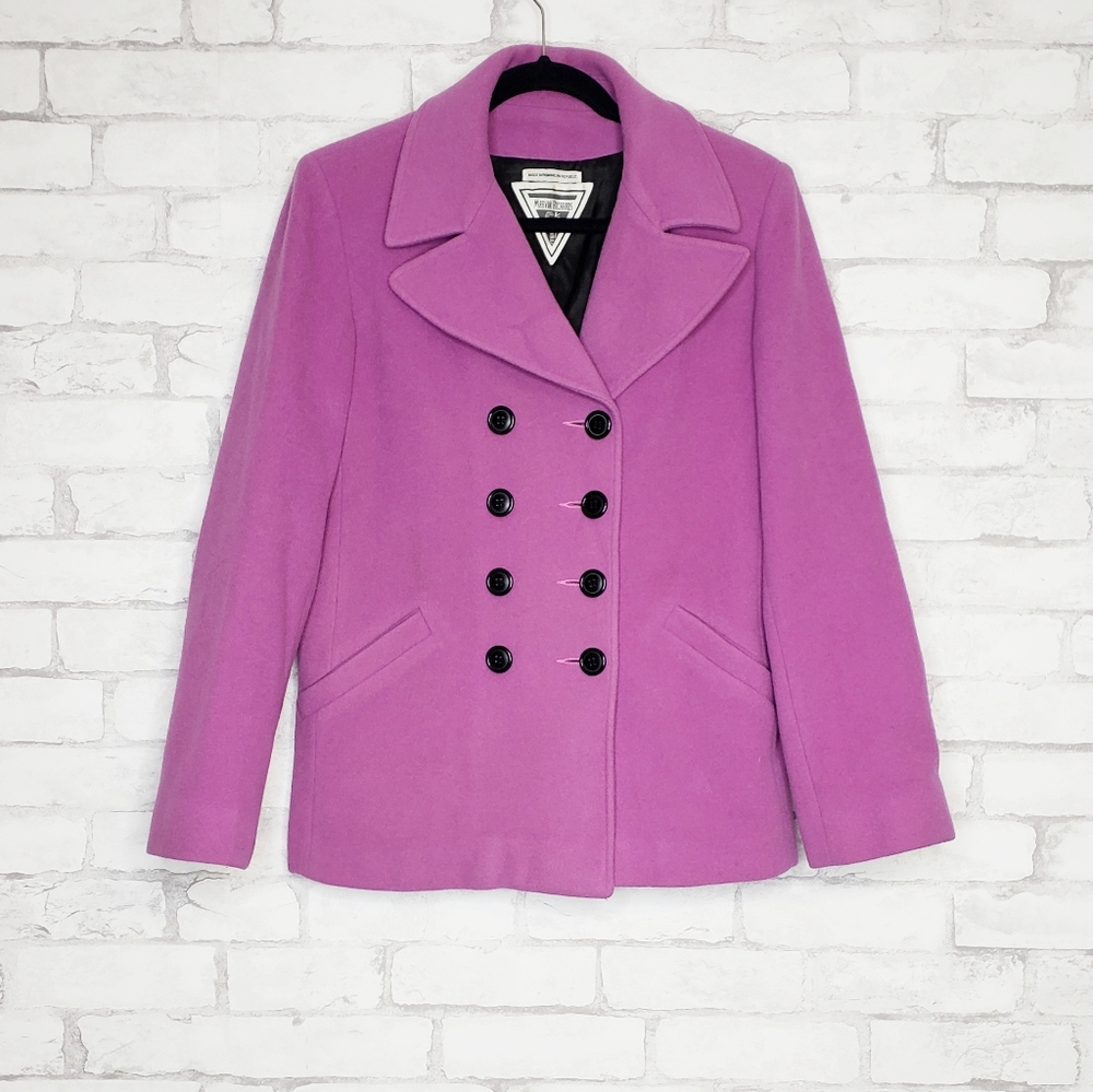 Marvin Richards Purple Coat Size Medium